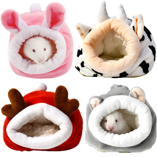 "Velvet Nest – Warm Bed & Hammock for Small Pets"