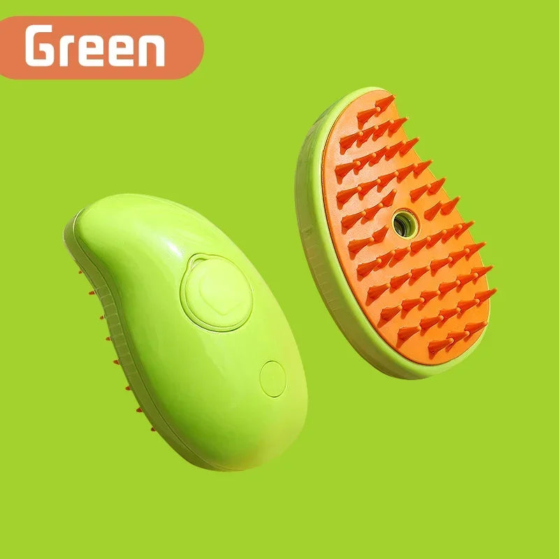 "3-in-1 Pet Spray & Massage Brush – Hair Removal & Bath Comb"